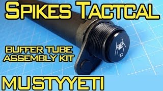 Spikes Tactical Pistol Buffer Assembly Kit  AR Pistol Build pt3  Musty Yeti [upl. by Anirbac483]