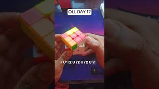 Daily OLLs Day 17 Algorithm and fingertricks of Speed cubers [upl. by Silirama]