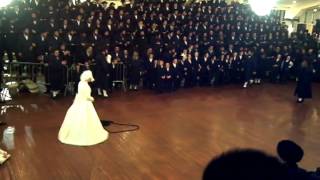 Spinka Rebbi Tangling Kallah at Mitzvah Tantz FUNNY [upl. by Yroger]