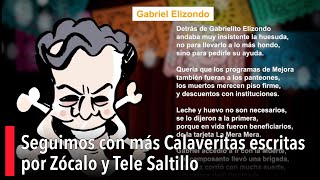 Seguimos con más Calaveritas escritas por Zócalo y Tele Saltillo [upl. by Nylazor]