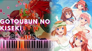 quotGotoubun no Kisekiquot  Gotoubun no Hanayome Movie Theme Piano [upl. by Llib599]