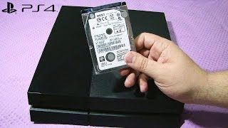 Como trocar o HD do PS4 e reinstalar o sistema do Playstation 4 upgrade PS4 hard drive [upl. by Kilah]