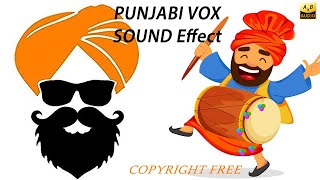 Punjabi vox Sound Effect  No Copyright [upl. by Tandi]