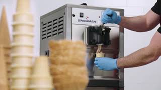 Spaceman 6220 Soft Serve Ice Cream Machine [upl. by Hjerpe]