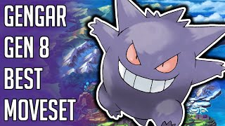 Gengar Best Moveset Sword and Shield  Gengar Best Moveset Moves Nature Item Ability Gen 8 [upl. by Asli371]