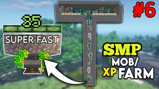 SMP MOBXP FARM SUPER FAST 1212 MINECRAFT BEDROCK EDISON 6 [upl. by Rosenstein369]