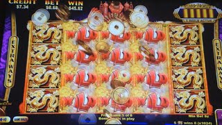 Golden Zodiac Slot Machine Bonus  8 Free Games with Gold Stacked Wilds  BIG WIN [upl. by Abas791]