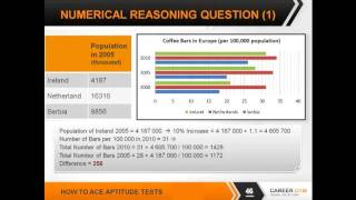 Numerical Reasoning Numeracy Tests  How To Ace Aptitude Tests 47 [upl. by Nylsirhc]