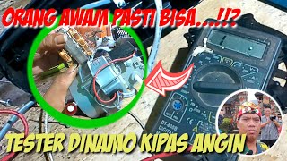 Cara Tes dan Merakit Dinamo Kipas Angin [upl. by Alfredo465]