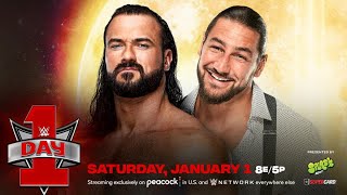 Drew Mcintyre Vs MadCap Moss WWE Day One full match [upl. by Camus]