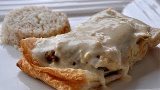 Filetes de ternera rellenos sobre cama de hojaldre  Recetas Mallorquinas [upl. by Bland]