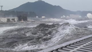 2011 Japan Tsunami  Kesennuma City Fish Market Full Footage [upl. by Pasahow]