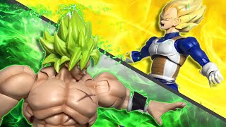 Broly vs Vegeta  Part ②  Dragon Ball Super Stop Motion Animation [upl. by Aicnarf]