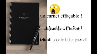 ROCKETBOOK français Un carnet effaçable réutilisable à linfini  MAGIQUE [upl. by Alaehs559]