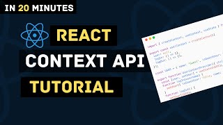 React Context API Tutorial For Beginners  useContext Hook  React State Management With Context API [upl. by Fogarty]