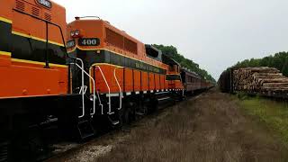 Vintage Passenger Train Arrives In Crivitz Wisconsin [upl. by Isaak]