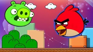 Crazy Angry Birds Game Walkthrough 5 New Birds Unlocked [upl. by Stimson]