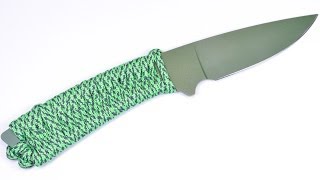 How to Wrap a Knife Handle with Paracord  BoredParacord [upl. by Gilles]