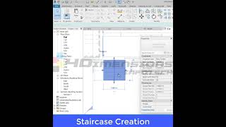 Revit Tutorials Creating Stair By Component [upl. by Aititil]