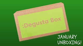 Degustabox January  Unboxing amp Giveaway [upl. by Slayton]