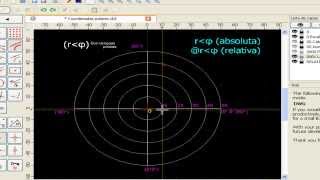 03 QCad  Coordenadas Polares [upl. by Loree725]
