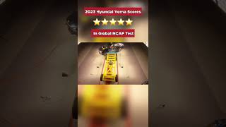 Hyundai Verna get 5star in crash test hyundaiverna [upl. by Demaggio]