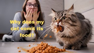 Common causes of cat vomiting explained [upl. by Refynnej]