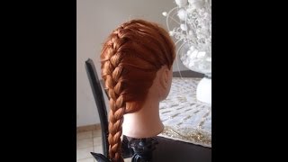 Tuto coiffure n°2 quotTresse Africainequot super facile [upl. by Edi]