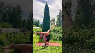 Arm Lift Leg Stretch Easy Flexibility Flow yoga flexibility shorts yogaexercise [upl. by Kalinda874]