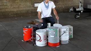 Amazing Street Drummer [upl. by Sanchez]