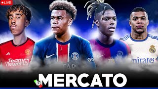 🔴LIVE MERCATO  🤯MBAPPE AU REAL OSIMHEN DOUE ET NEVES VERS LE PSG WILLIAMS AU BARCA YORO A MU [upl. by Bornie124]