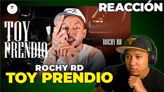 REACCIÓN a ROCHY RD  TOY PRENDIO VIDEO OFICIAL [upl. by Harrus627]