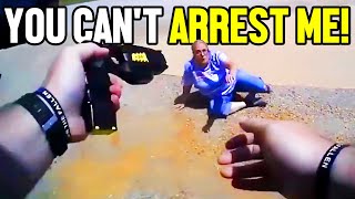 Fearless Grandma REFUSES To Be Arrested [upl. by Sheeree]