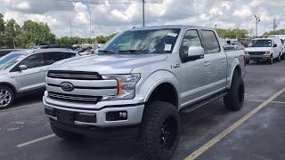 2018 Ford F150 lifted 6 inches on rough country VS a leveled 2015 Ford F150 [upl. by Mickelson440]