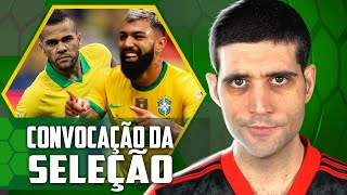 Convocação da Seleção Brasileira Gabigol Daniel Alves e Arana CONVOCADOS [upl. by Romeu992]