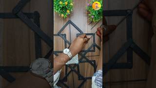 DIY Amazing🤩 wall decorhome decor shortviral diy diycrafts artandcraft wallhanging artshorts [upl. by Cathe779]