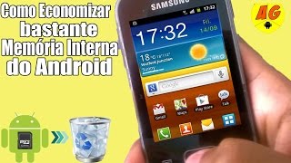 Como Economizar Muita Memória Interna do Android [upl. by Ciprian]