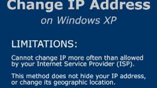 Change IP Address on XP [upl. by Ahsiekar356]