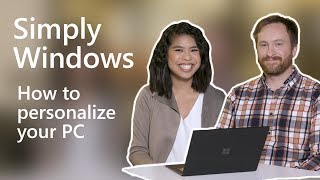 Windows 10  How to personalize your PC [upl. by Belding]