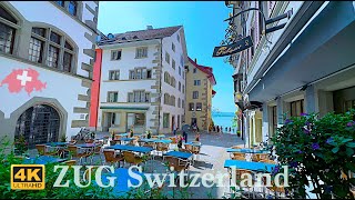 Zug Switzerland Walking Tour  Exploring Switzerlands Low Tax Oasis [upl. by Leseil]