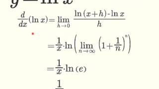 Proof of exponential and log derivatives Part 2 [upl. by Bekki310]