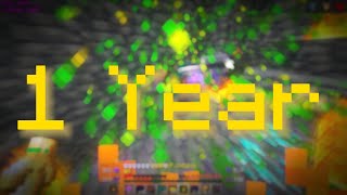 1 Year  1201 Minecraft Crystal PvP Montage [upl. by Airdni598]