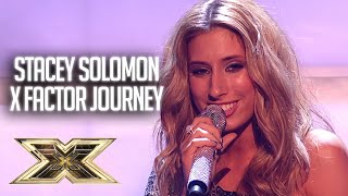 Stacey Solomon X Factor Journey Audition to Final Performance  The X Factor UK [upl. by Schiro]