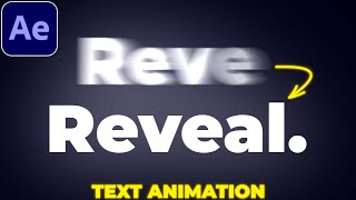 Smooth Text Animation in After Effects  Text Reveal Animation  Title Animation [upl. by Tirrej]