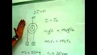 SUMATORIA DE TORQUES IGUAL A CERO [upl. by Herb]