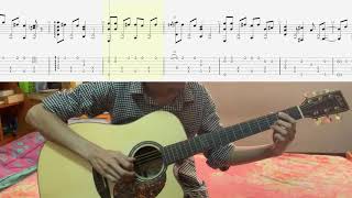 ဆွေးတယ်  ထူးအိမ်သင်  Sway Tal  Htoo Eain Thin  Fingerstyle Guitar Tab [upl. by Aida362]