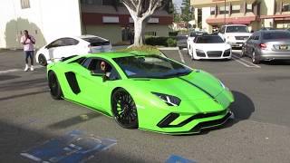 Lowered Lamborghini Aventador S w AGX Exhaust [upl. by Anerda]