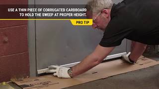 Xcluder Rodent Proof Door Sweep Installation Instructions [upl. by Itsuj598]