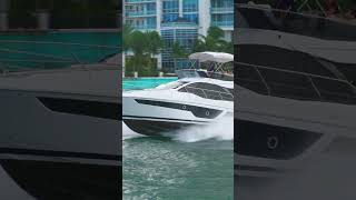 Schrefer yacht at full speed Haulover inlet [upl. by Ruomyes]