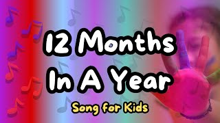 12 Months in a year  Months of the year song  English Songs for kids [upl. by Aluor]